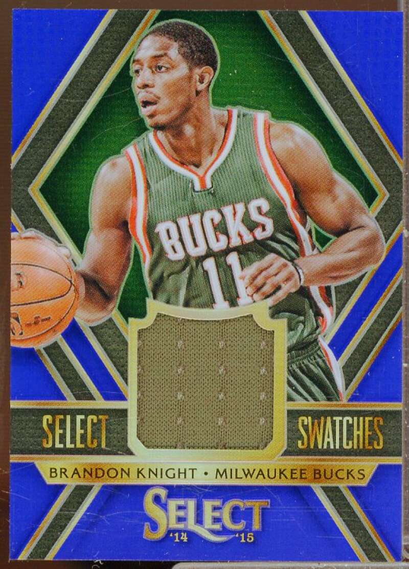 Brandon Knight Rookie Card 2014-15 Select Swatches Prizms Purple #44  Image 1