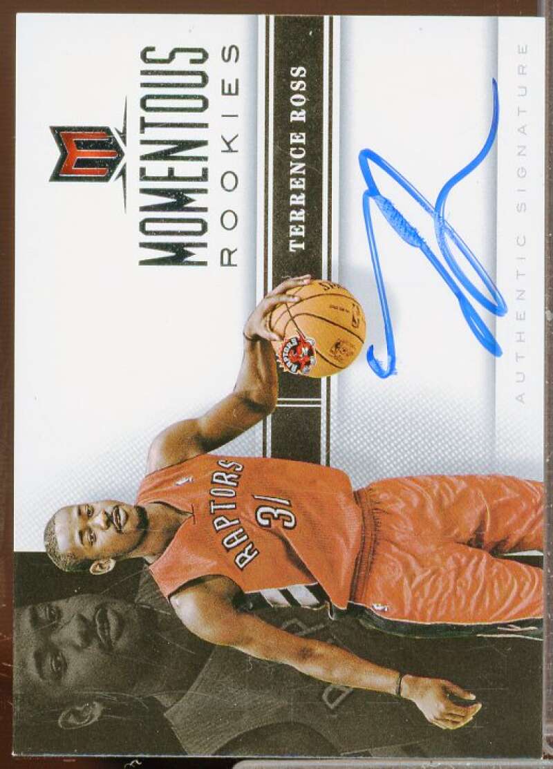 Terrence Ross Rookie Card 2012-13 Momentum Momentous Rookies Autographs #24  Image 1