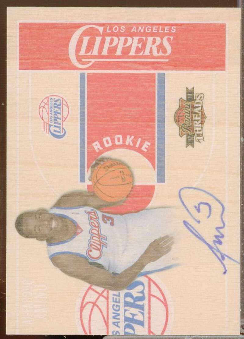 Al-Farouq Aminu AU Rookie Card 2010-11 Panini Threads #1  Image 1