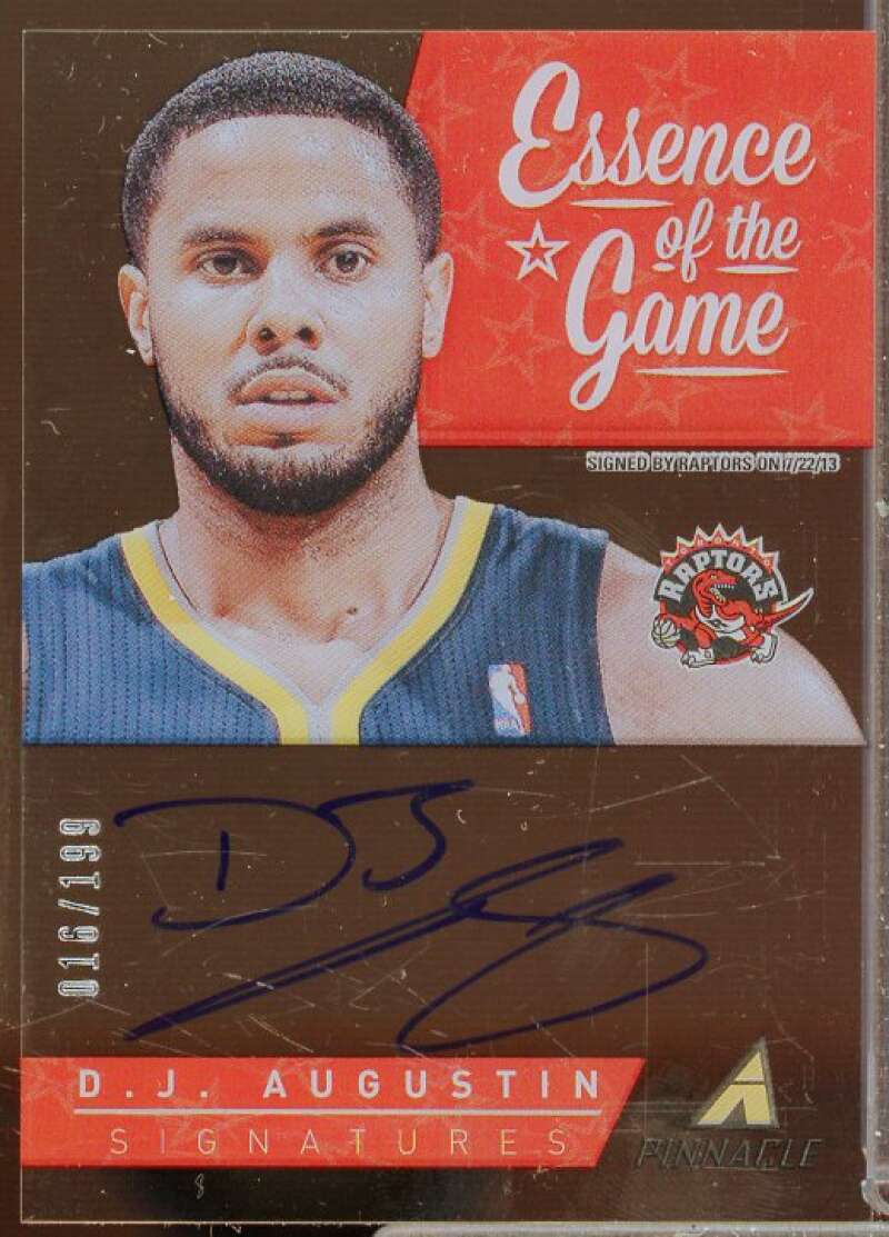 D.J. Augustin/199 Rookie 2013-14 Pinnacle Essence of the Game Autographs #1  Image 1