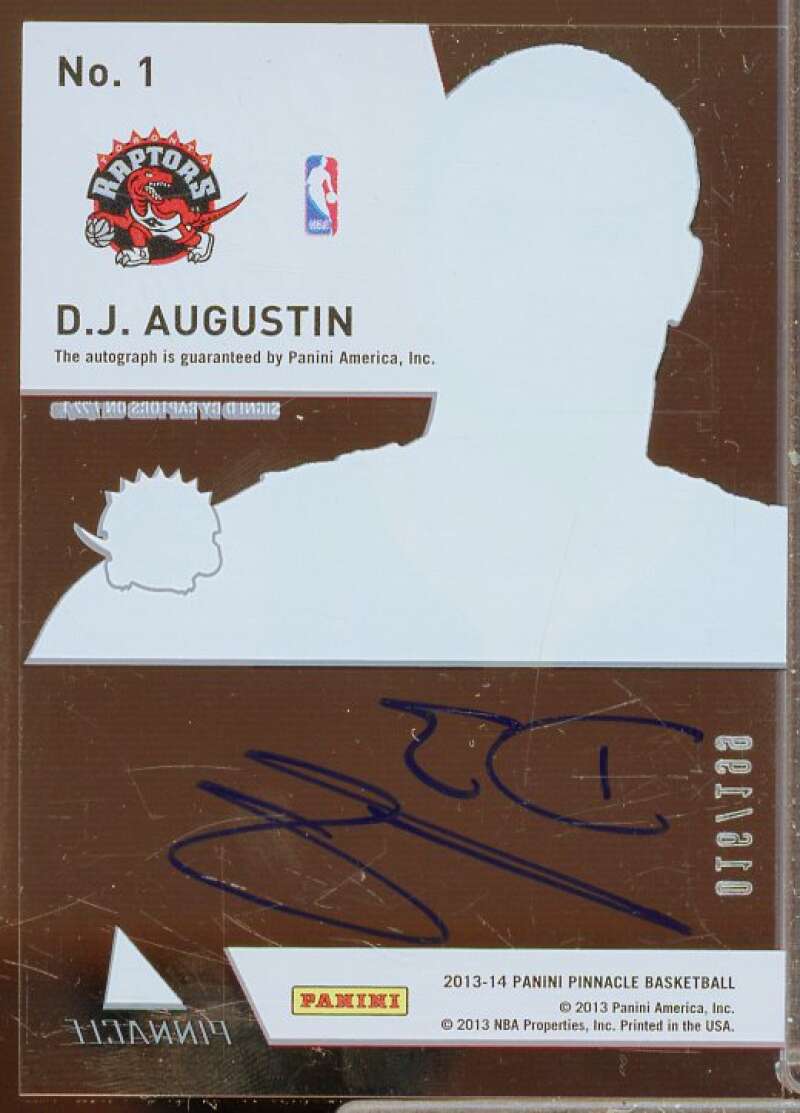 D.J. Augustin/199 Rookie 2013-14 Pinnacle Essence of the Game Autographs #1  Image 2