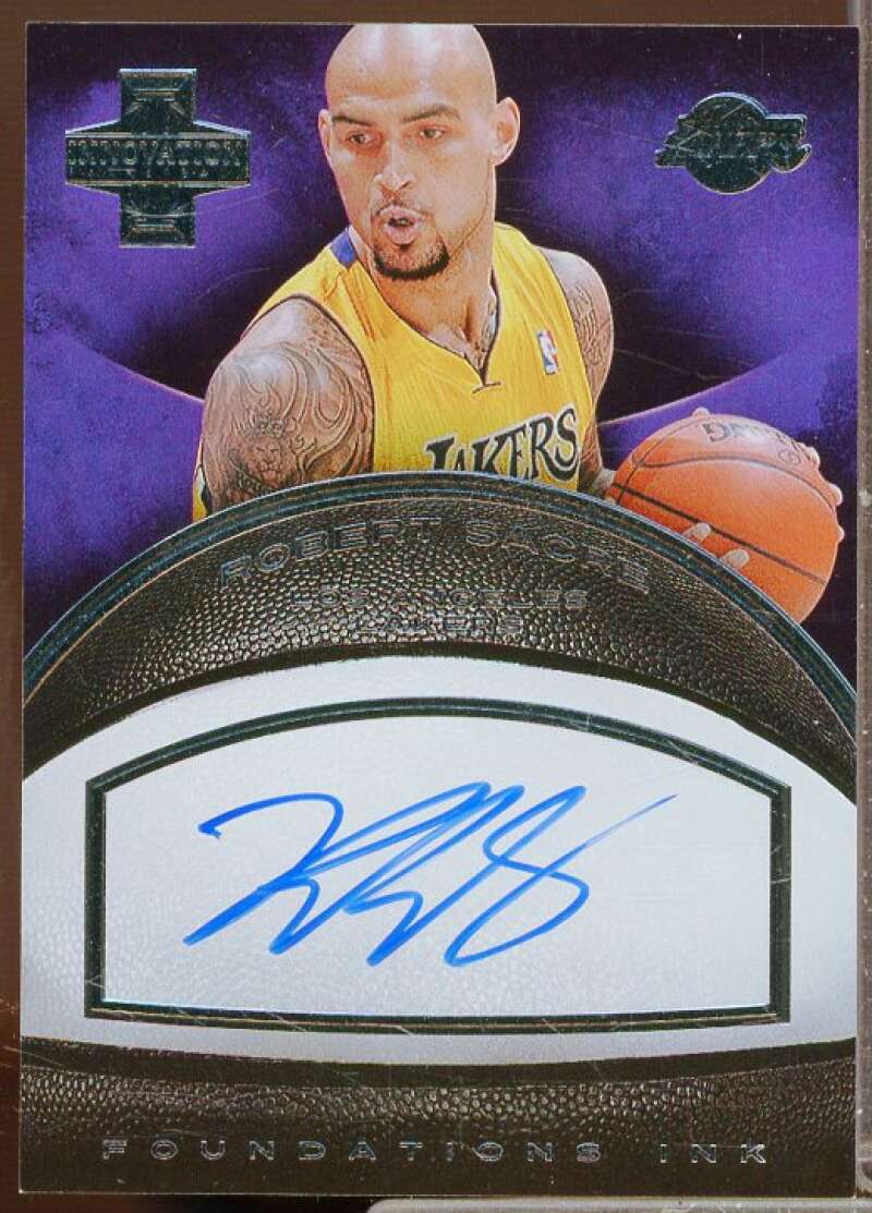 Robert Sacre/199 Rookie Card 2013-14 Innovation Foundations Ink #100  Image 1