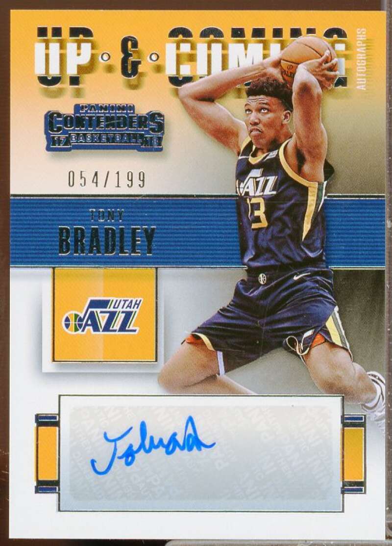 Tony Bradley/199 2017-18 Panini Contenders Up and Coming Contenders Auto #20  Image 1