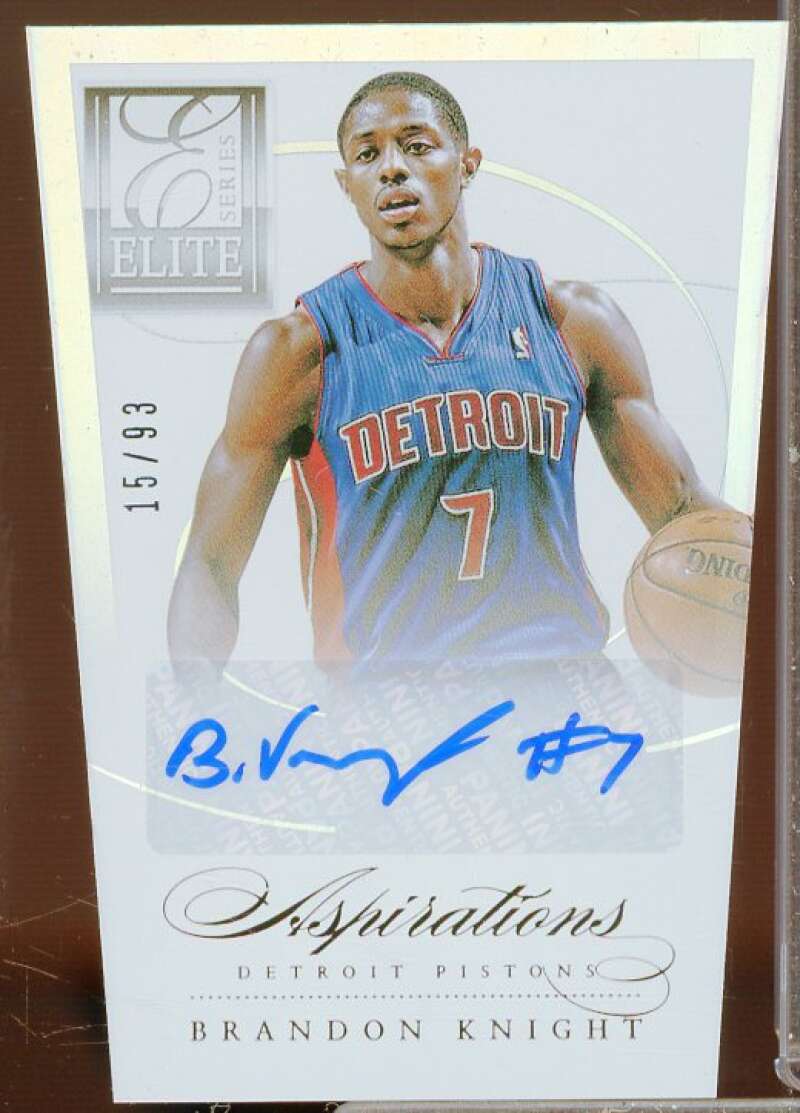 Brandon Knight/93 Rookie Card 2012-13 Elite Series Aspirations Autographs #68  Image 1