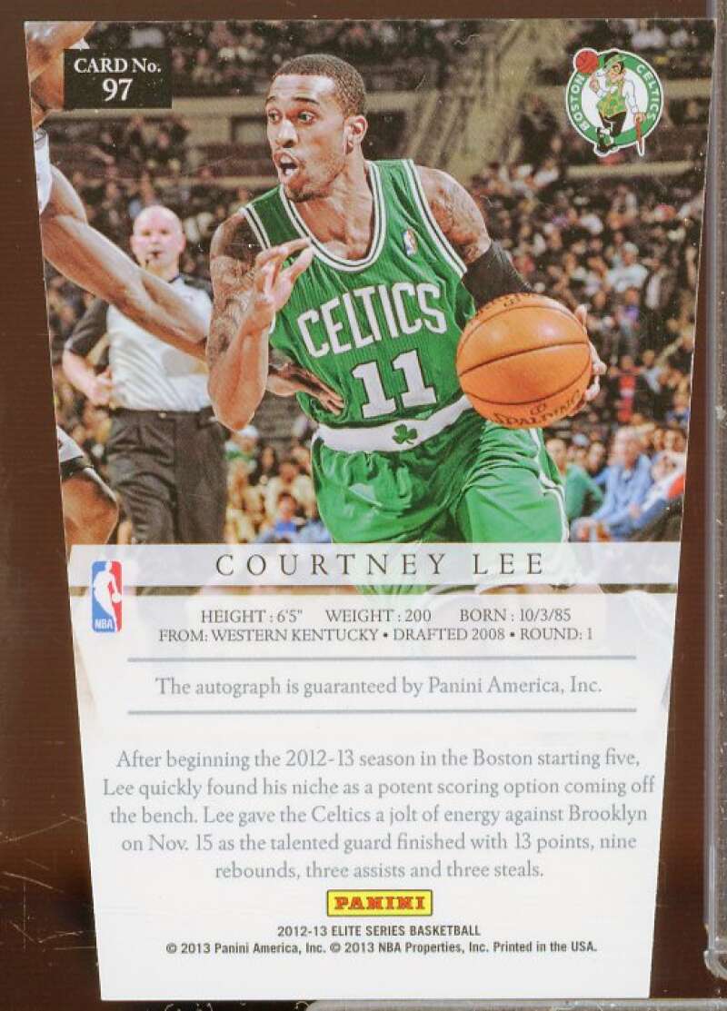 Courtney Lee/89 Rookie Card 2012-13 Elite Series Aspirations Autographs #97  Image 2