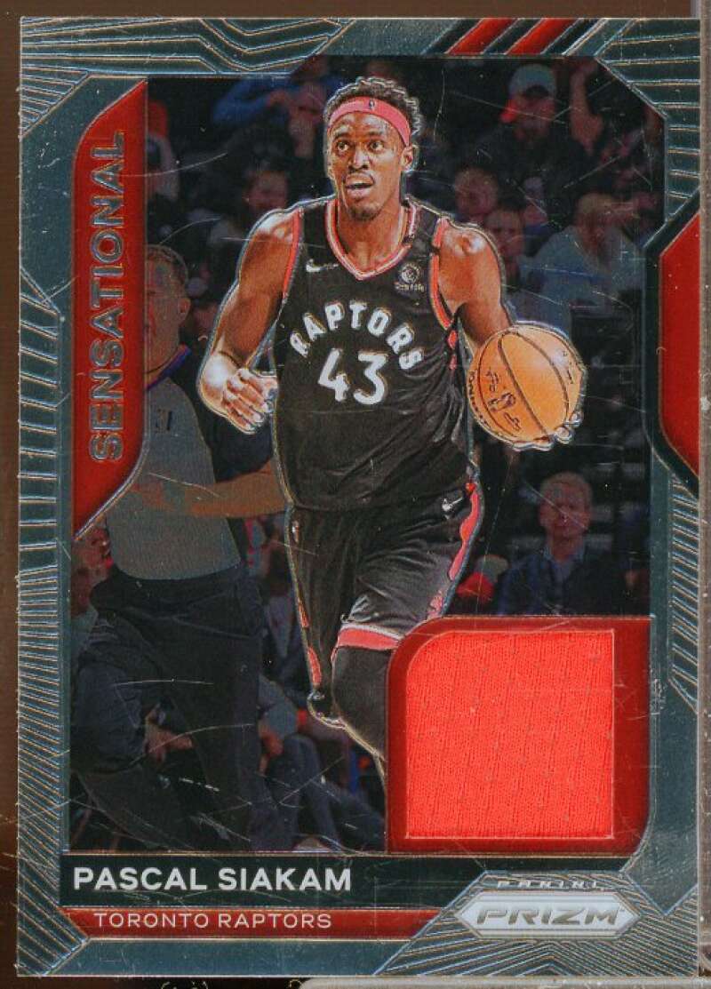 Pascal Siakam Card 2020-21 Panini Prizm Sensational Swatches #46  Image 1