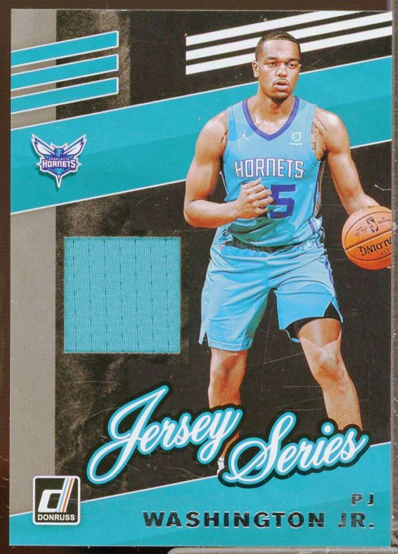 PJ Washington Jr. Rookie Card 2019-20 Donruss Jersey Series #71  Image 1