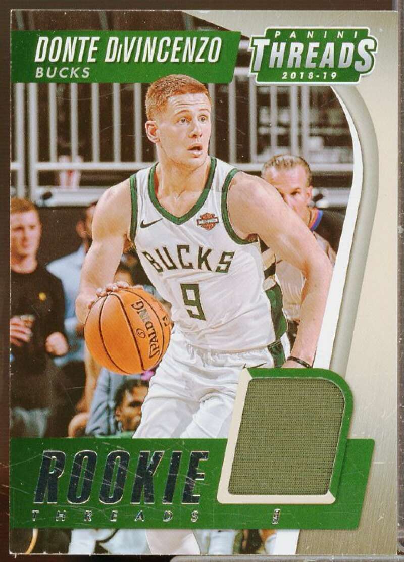 Donte DiVincenzo Rookie Card 2018-19 Panini Threads Rookie Threads #10  Image 1