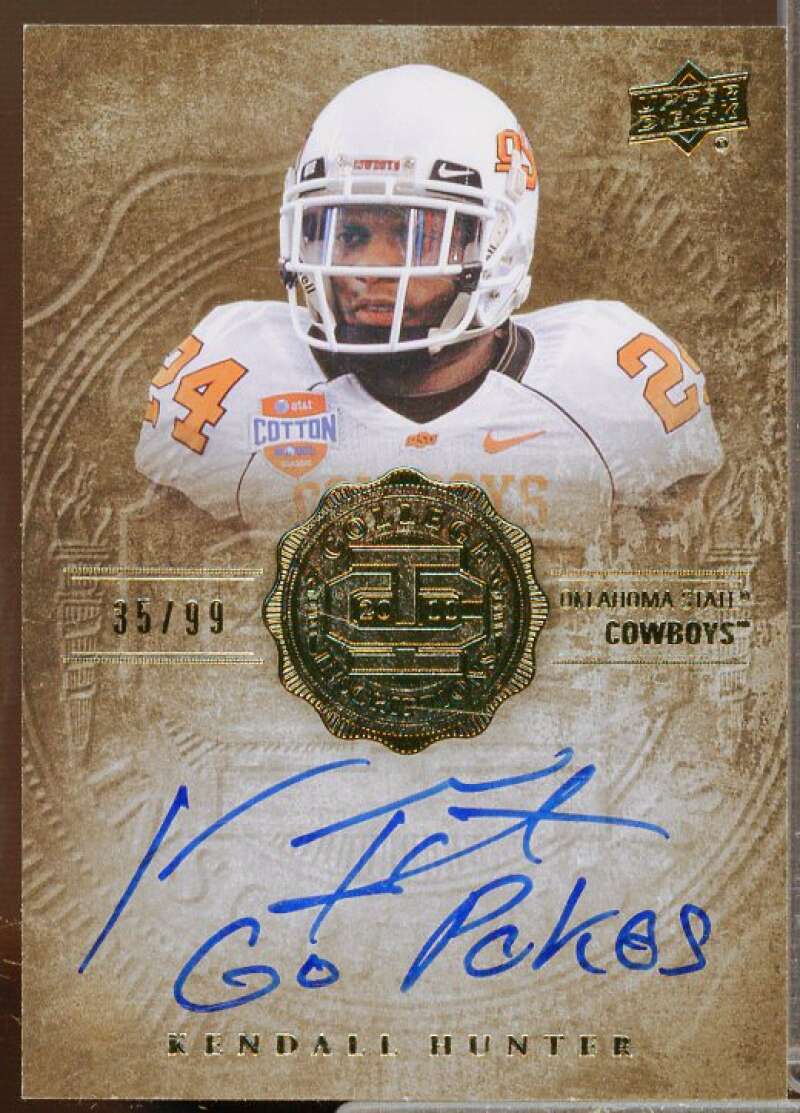 Kendall Hunter/99 Rookie 2011 Upper Deck College Legends Inscriptions #CIKH  Image 1