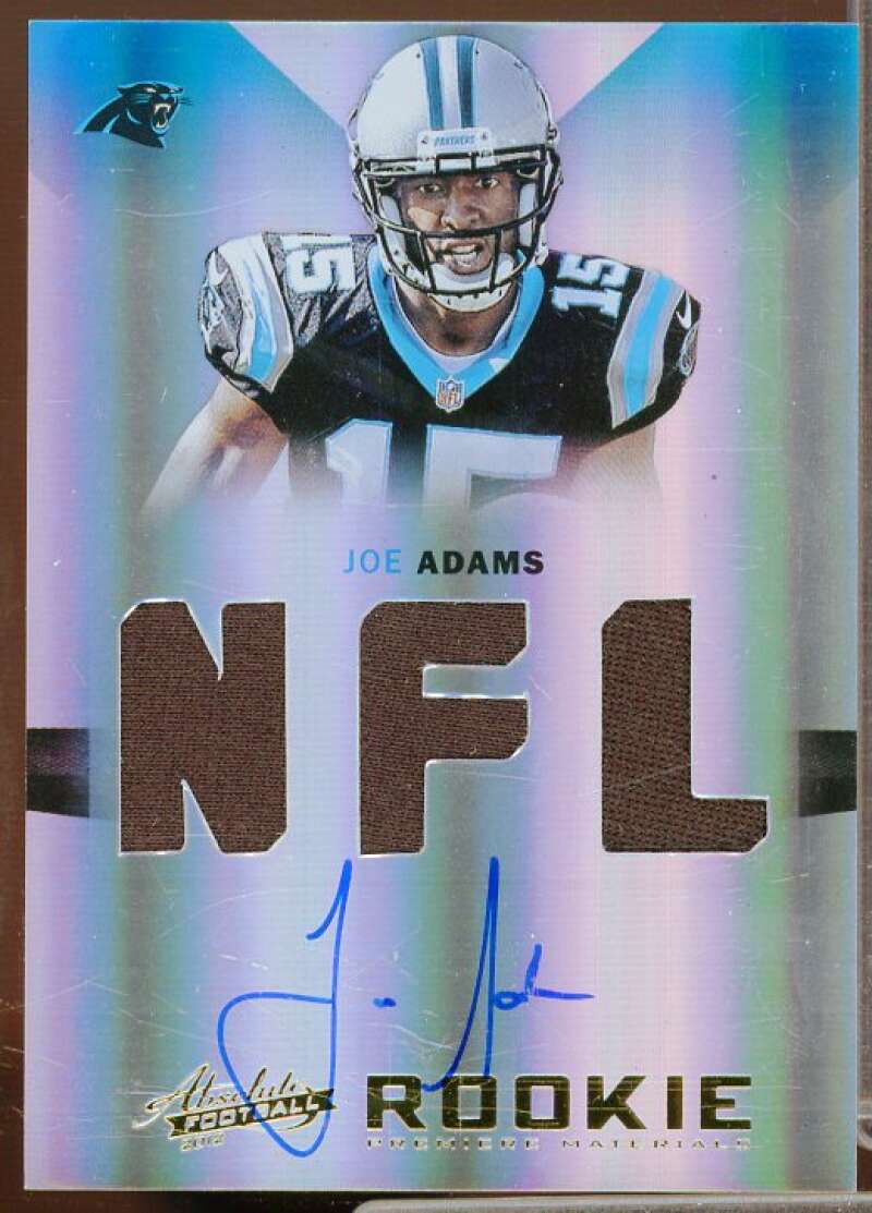 Joe Adams JSY AU Rookie Card 2012 Absolute #216  Image 1