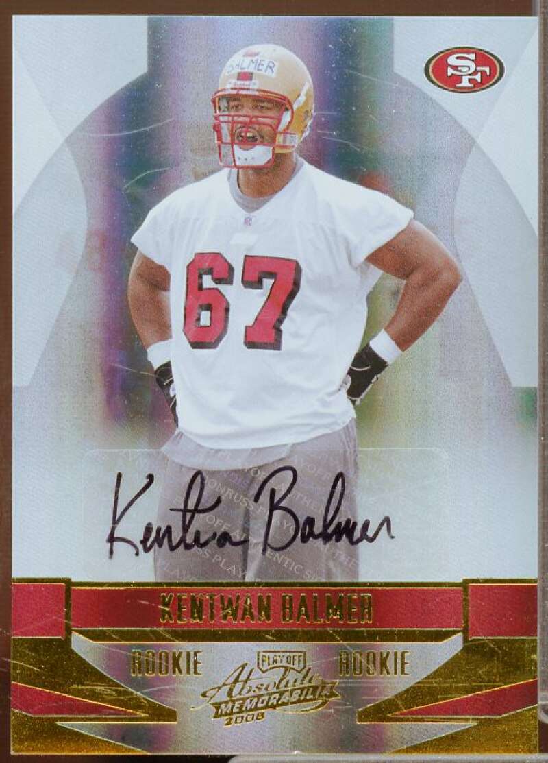 Kentwan Balmer AU Rookie Card 2008 Absolute Memorabilia #207  Image 1