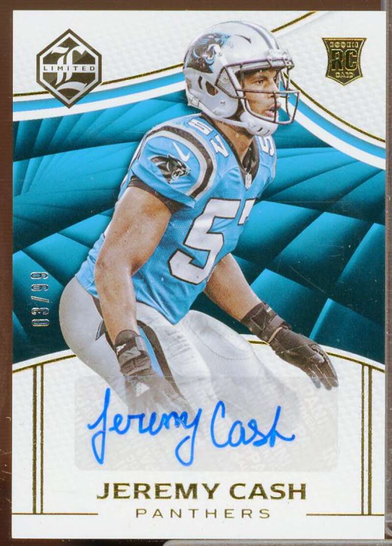 Jeremy Cash AU/99 Rookie Card 2016 Limited #161  Image 1