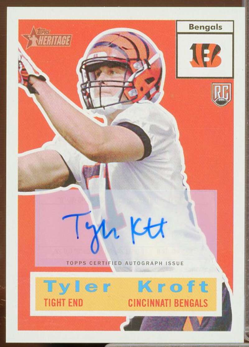 Tyler Kroft Rookie Card 2015 Topps Heritage Autographs #19  Image 1