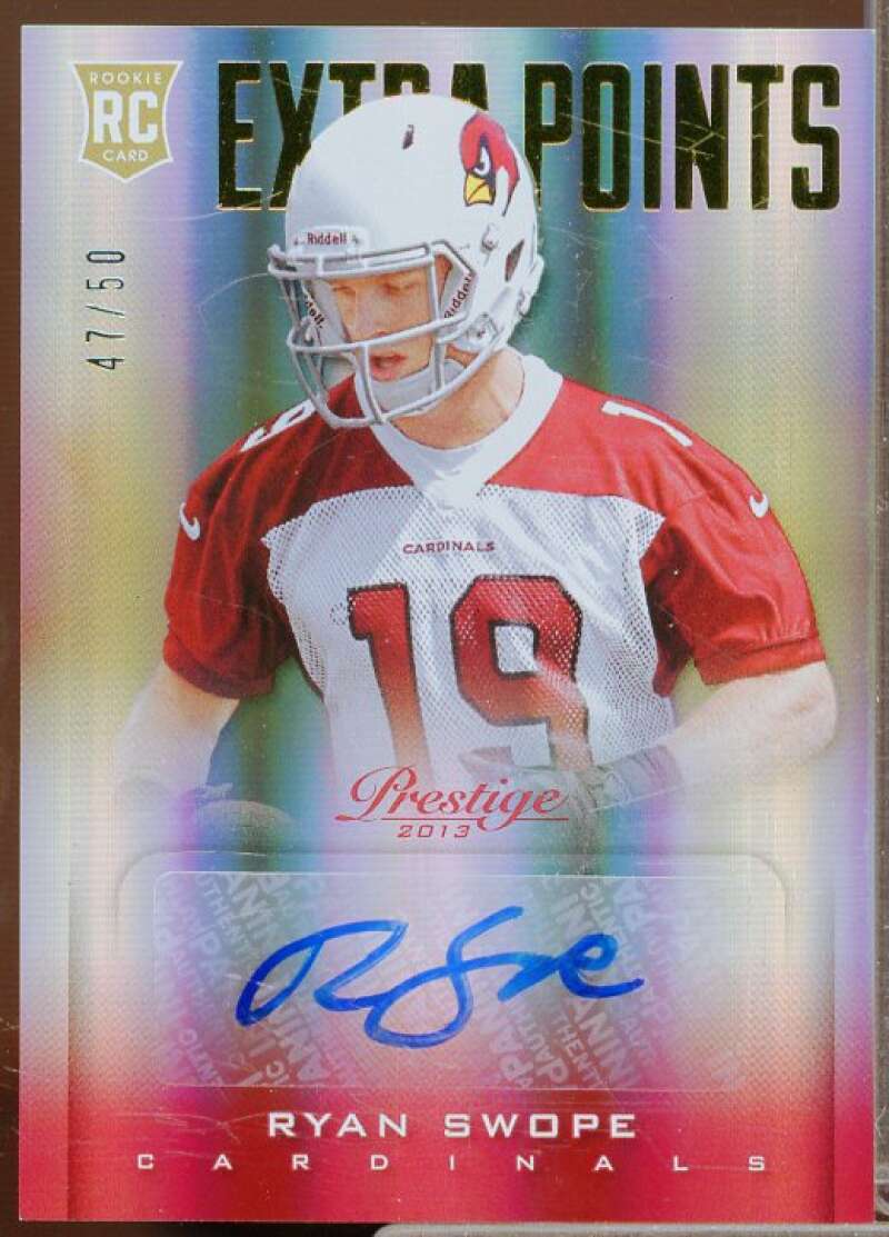 Ryan Swope Rookie Card 2013 Prestige Extra Points Gold Autographs #283  Image 1