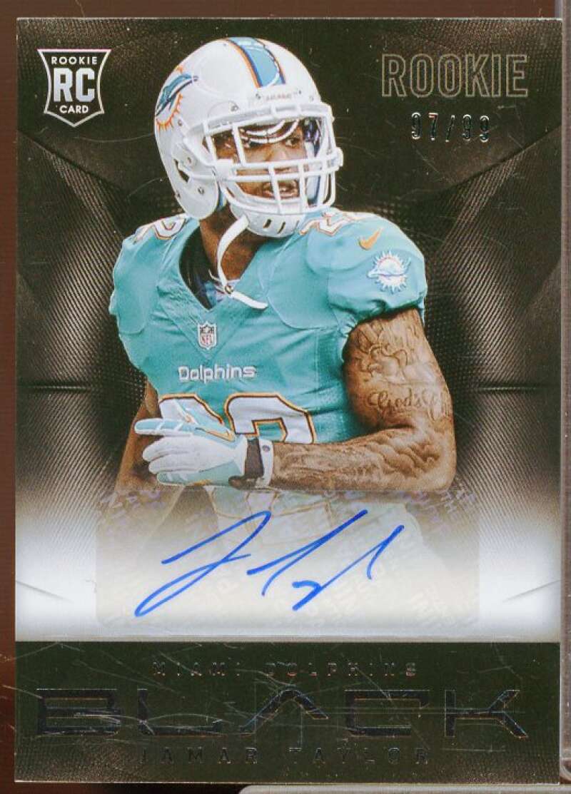 Jamar Taylor/99 Card 2013 Panini Black Rookie Signatures #141  Image 1