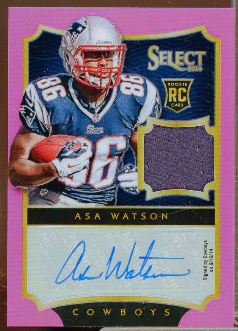 Asa Watson JSY AU/75 Rookie Card 2014 Select Prizm Fuchsia #240  Image 1