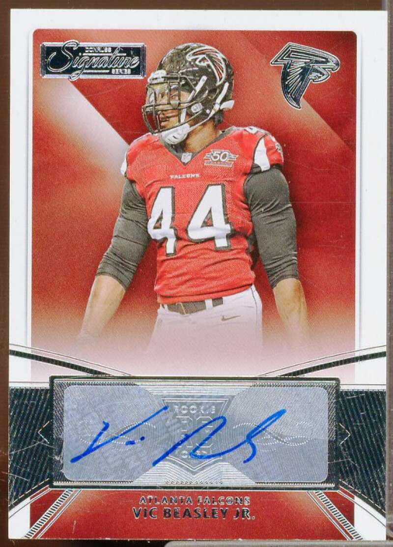 Vic Beasley Jr. Rookie Card 2015 Donruss Signature Series #457  Image 1