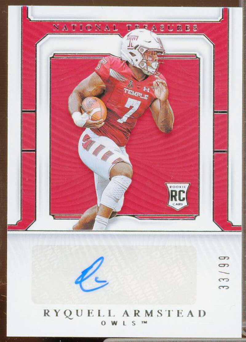 Ryquell Armstead AU/99 Rookie 2019 Panini National Treasures Collegiate #169  Image 1