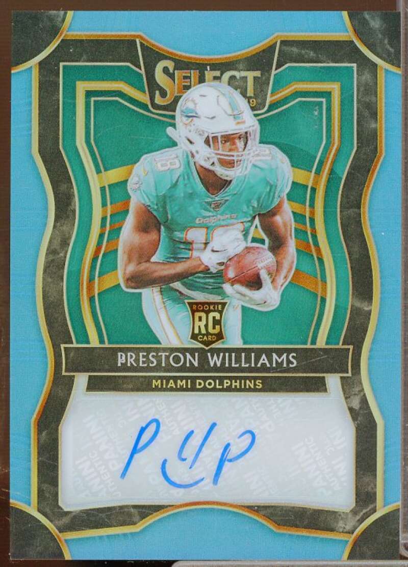 Preston Williams/49 Rookie 2019 Select Rookie Signatures Prizm Light Blue #27  Image 1