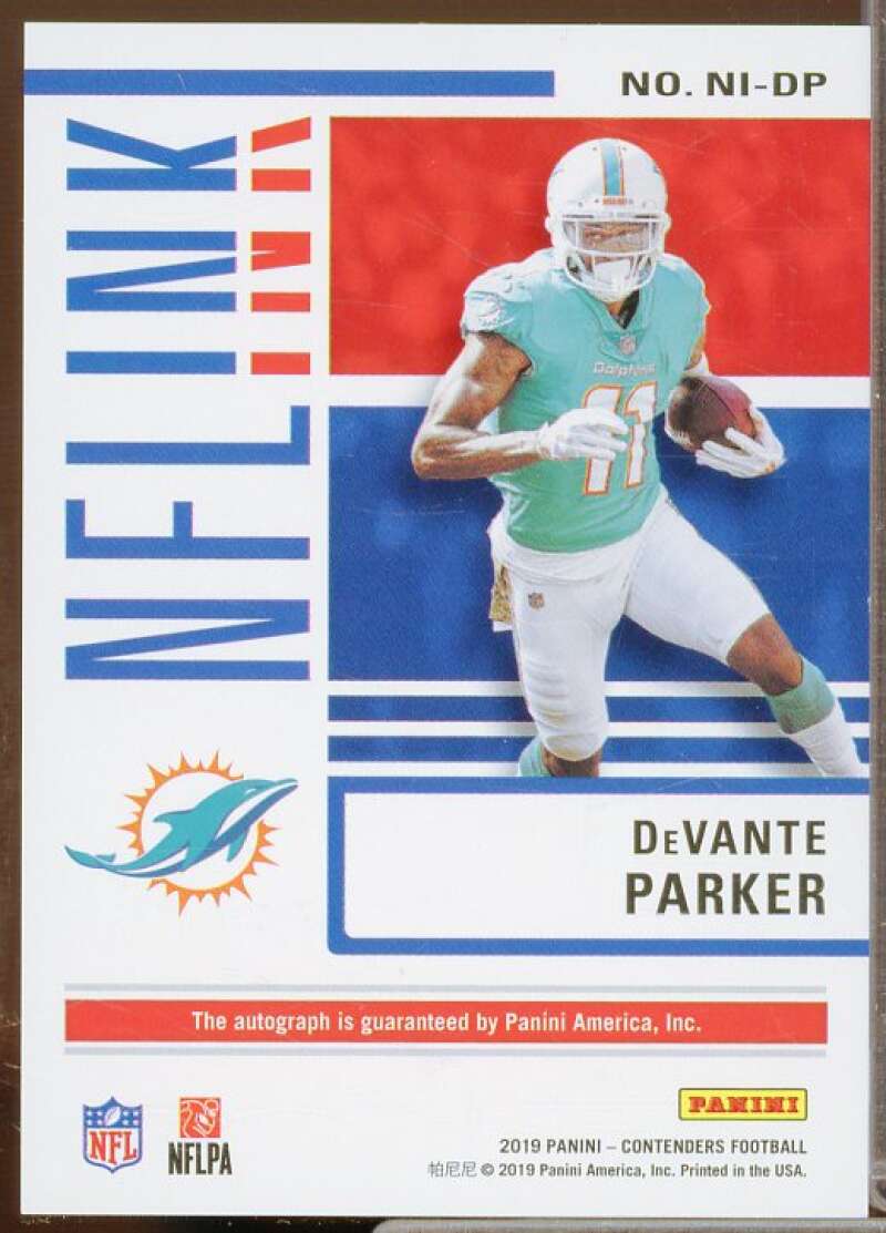 DeVante Parker/199 Rookie Card 2019 Panini Contenders NFL Ink #17  Image 2