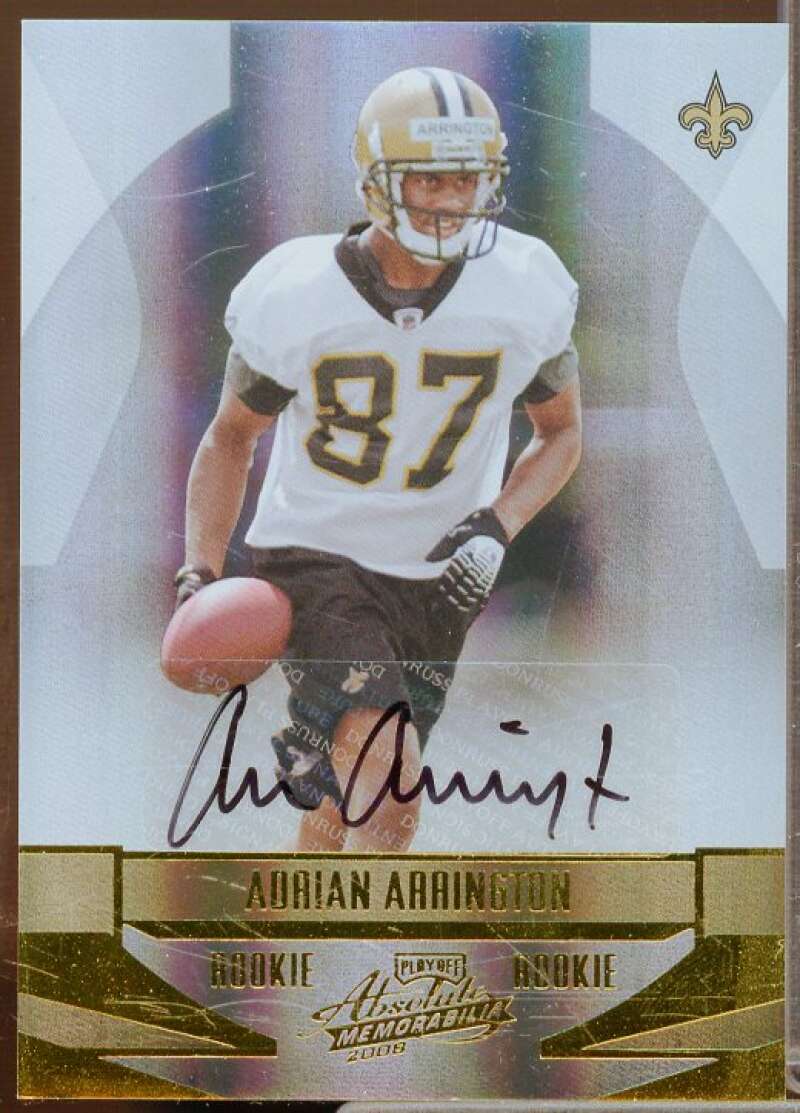 Adrian Arrington AU Rookie Card 2008 Absolute Memorabilia #151  Image 1