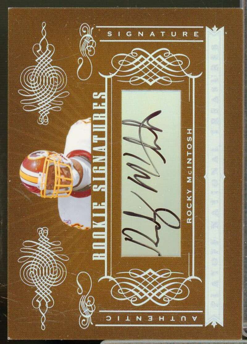 Rocky McIntosh AU/99 Rookie Card 2006 Playoff National Treasures #195  Image 1