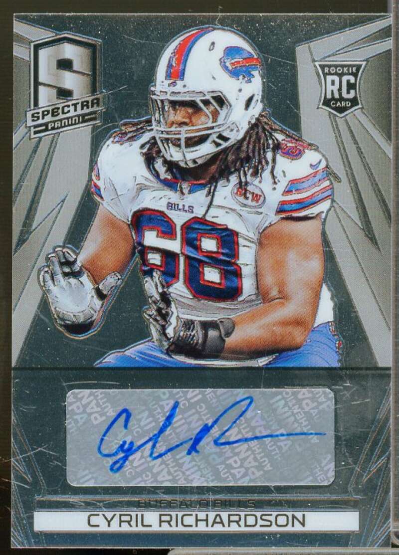 Cyril Richardson AU Rookie Card 2014 Panini Spectra #330  Image 1