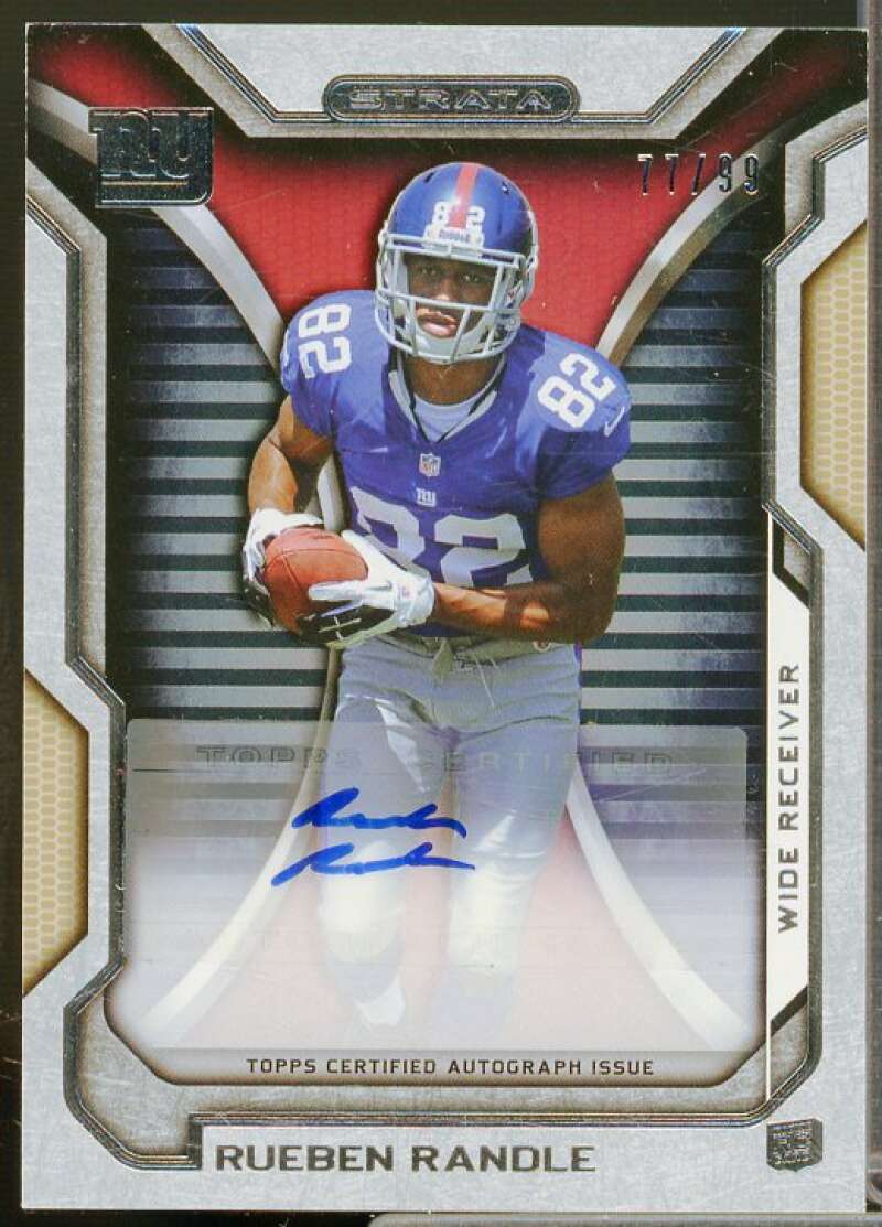 Rueben Randle Rookie Card 2012 Topps Strata Rookie Autographs Gold #RARR  Image 1