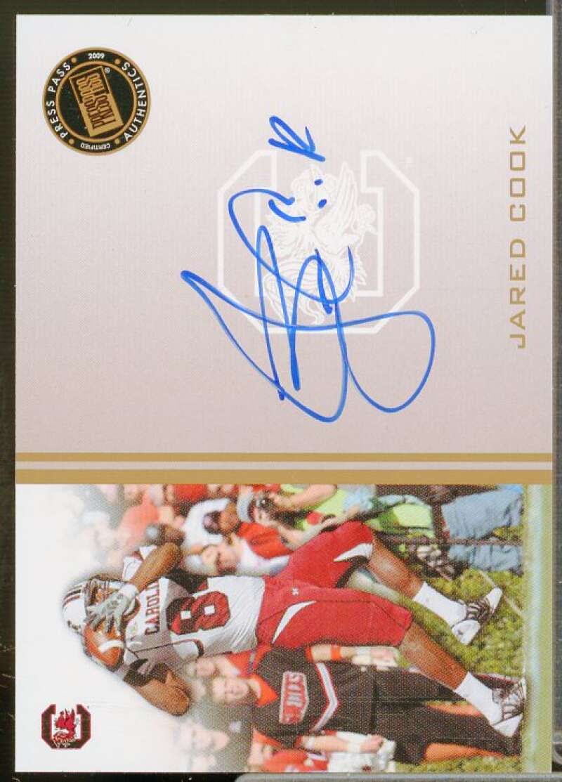 Jared Cook Rookie Card 2009 Press Pass Autographs Bronze #JC  Image 1