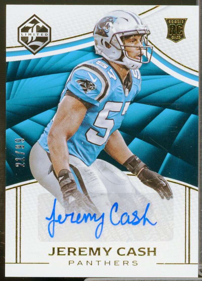 Jeremy Cash AU/99 Rookie Card 2016 Limited #161  Image 1