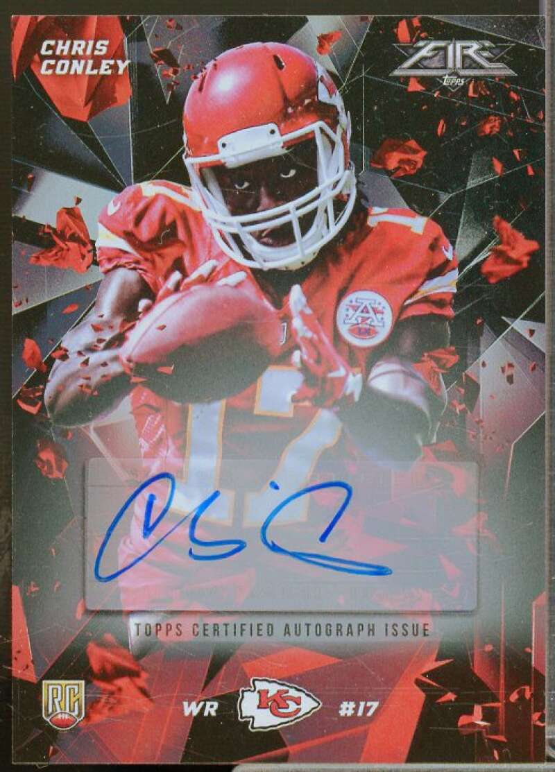 Chris Conley/285 Rookie Card 2015 Topps Fire Autographs #FACC  Image 1