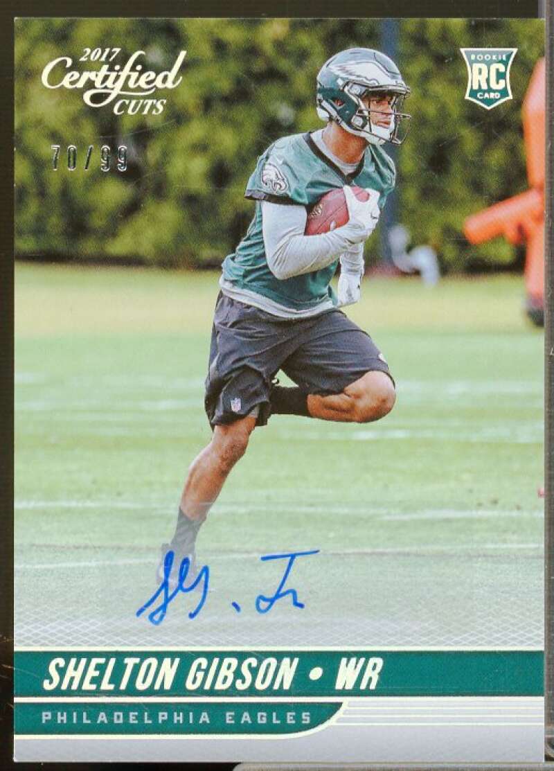 Shelton Gibson Rookie Card 2017 Certified Cuts Rookie Scripts Silver #195  Image 1