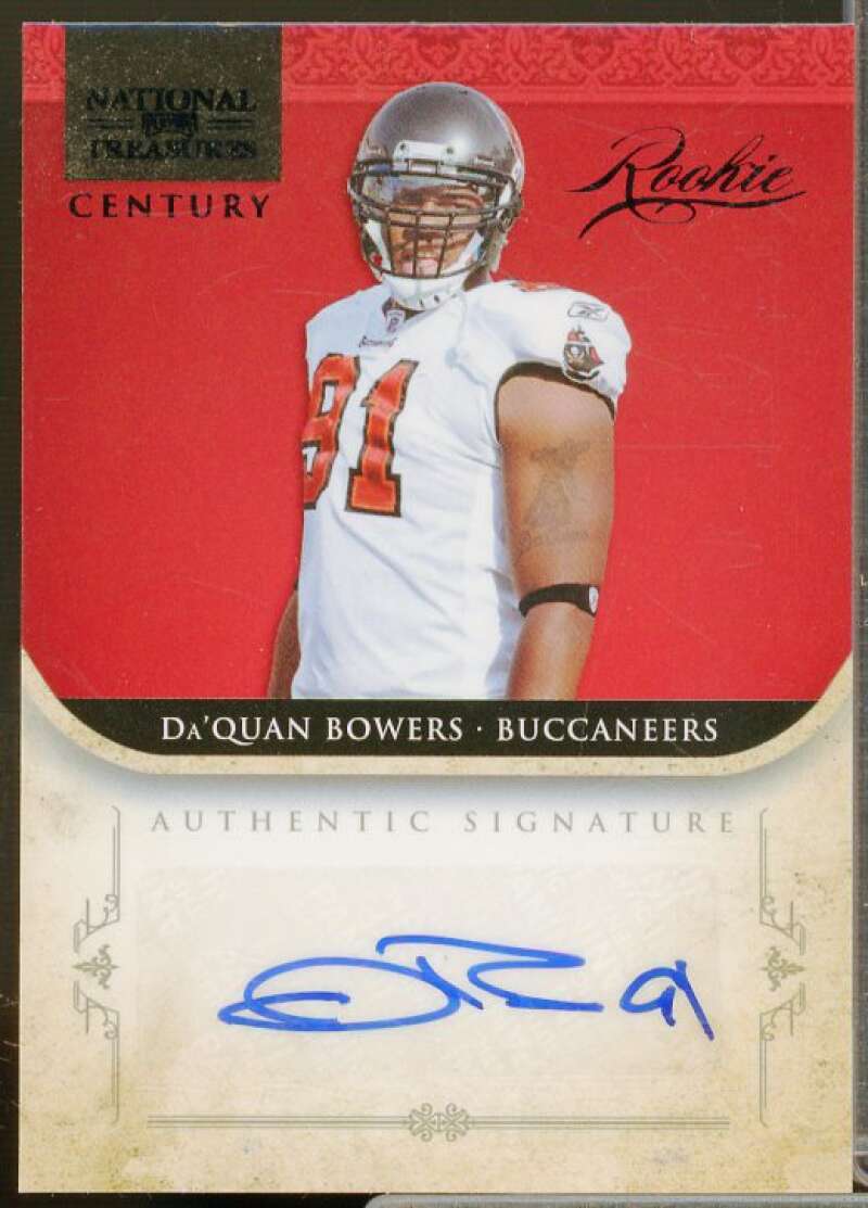 Da'Quan Bowers/25 2011 Playoff National Treasures Century Black Signature #227  Image 1