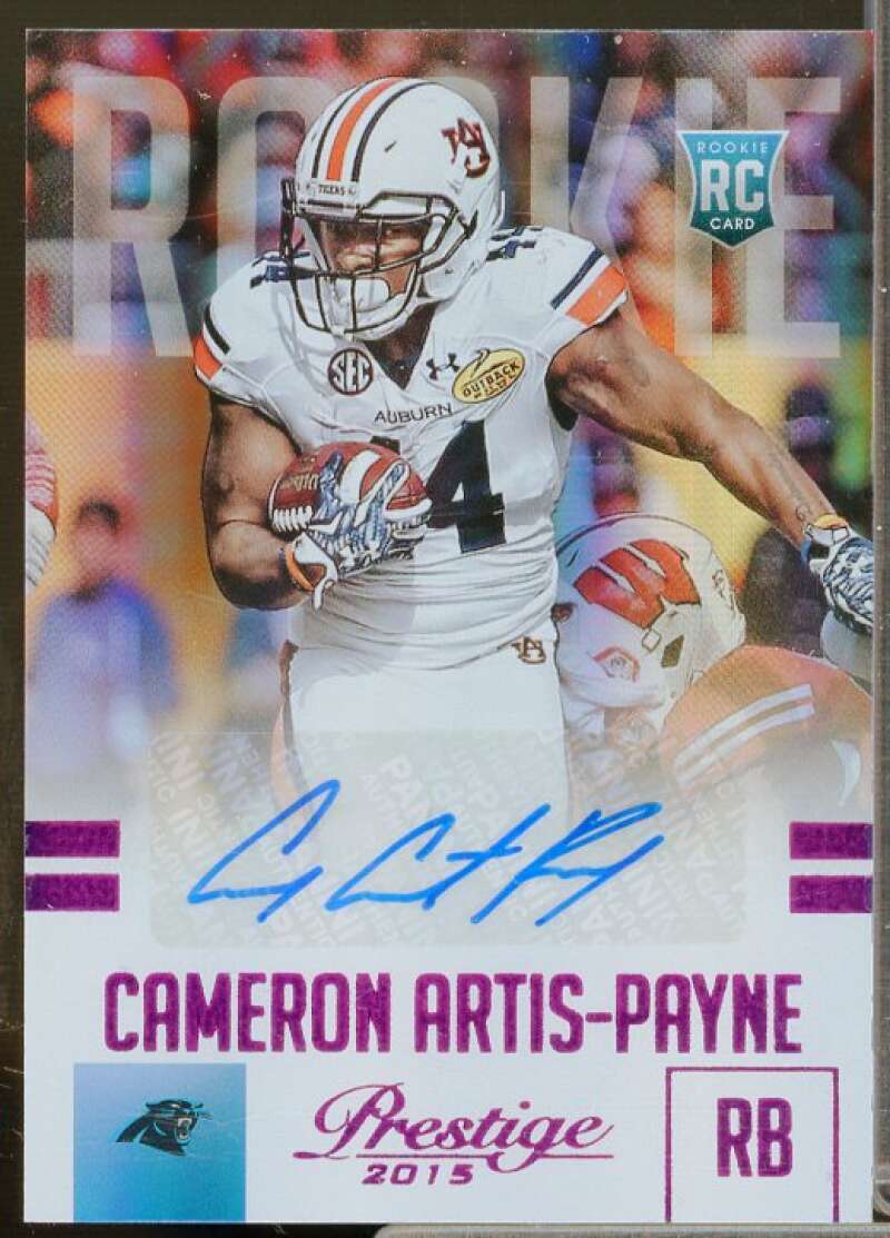 Cameron Artis-Payne/100 Rookie Card 2015 Prestige Rookie Autographs Purple #215  Image 1