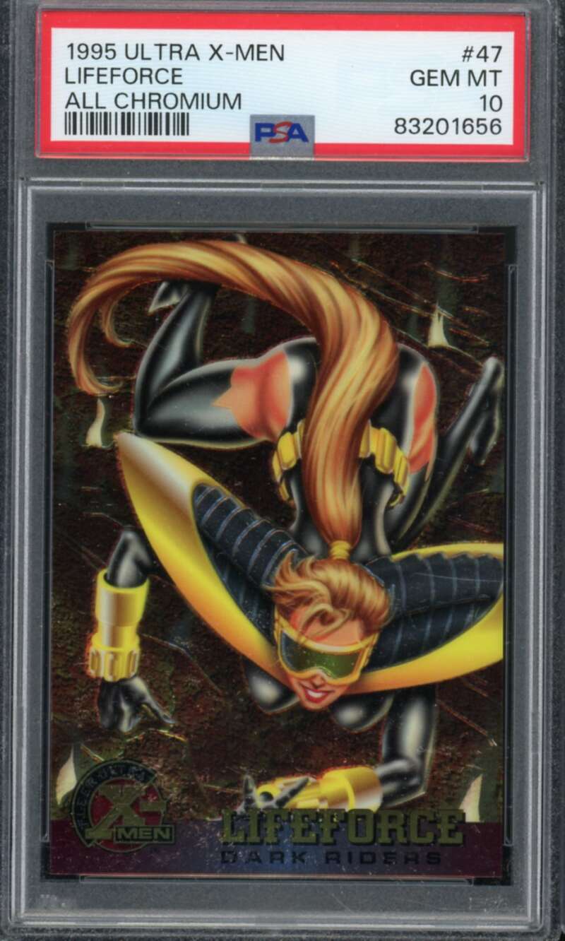 Lifeforce Card 1995 Ultra X-Men #47 PSA 10 Image 1