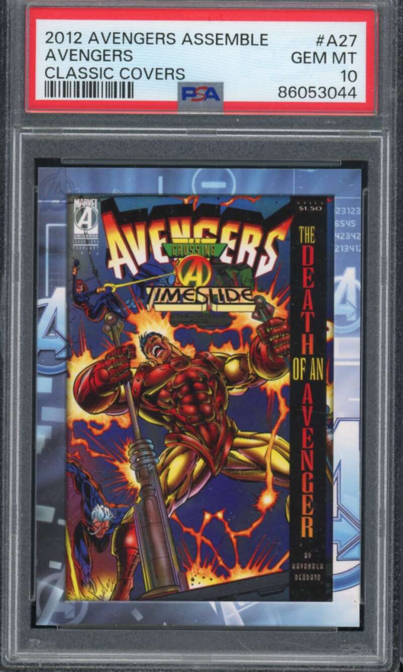 Avengers Card 2012 Avengers Assmble Callsic Covers #A27 PSA 10 Image 1