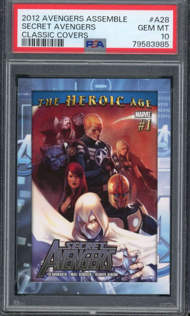 Secret Avengers Card 2012 Avengers Assemble Classic Covers #A28 PSA 10 Image 1