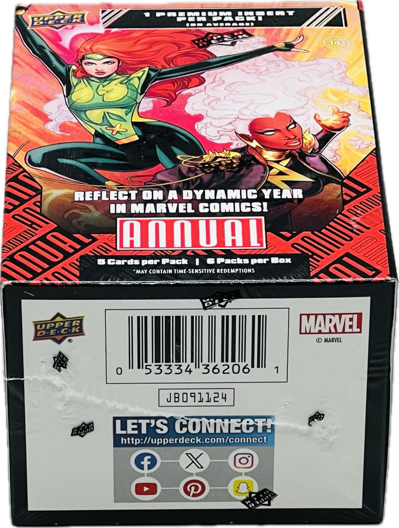 2023-24 Upper Deck Marvel Annual 6-Pack Blaster Box  Image 4