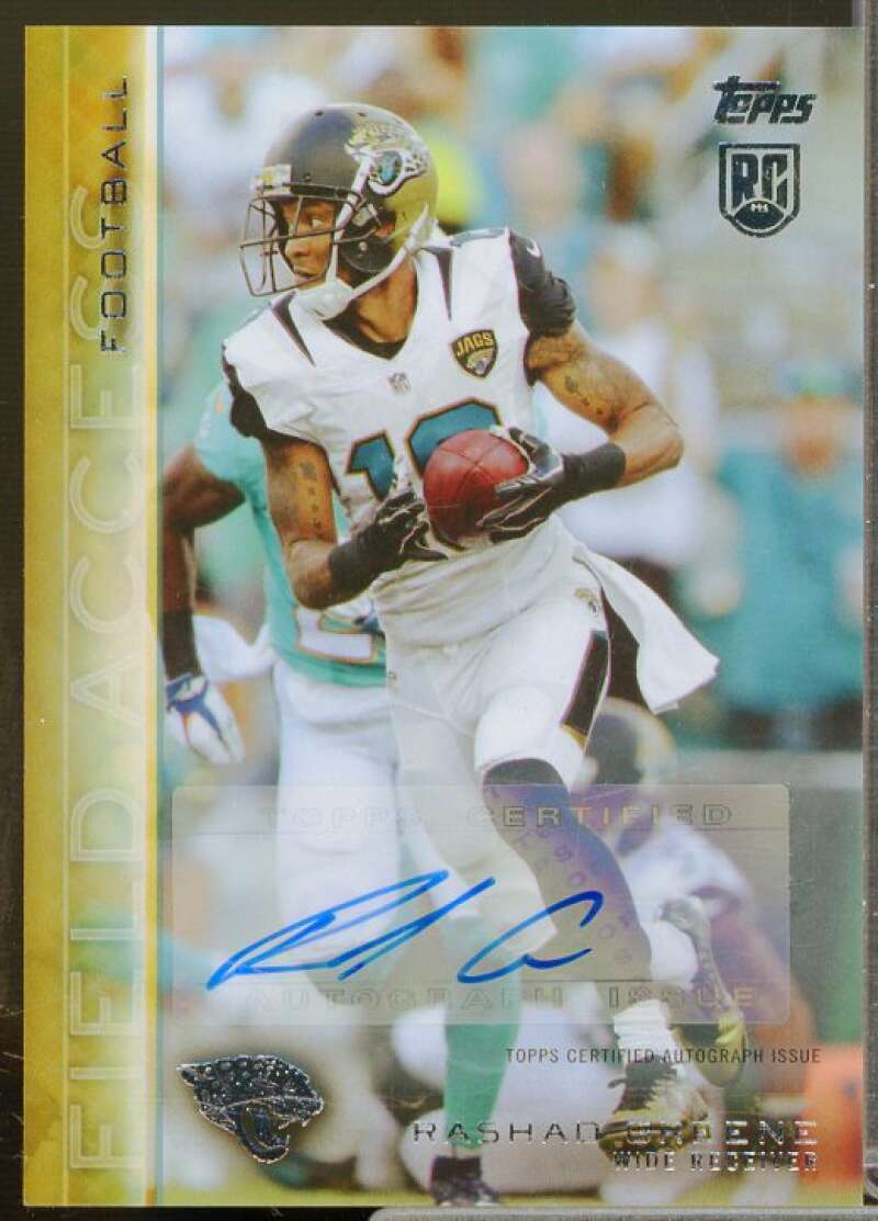 Rashad Greene Rookie Card 2015 Topps Field Access Autographs Gold #131  Image 1