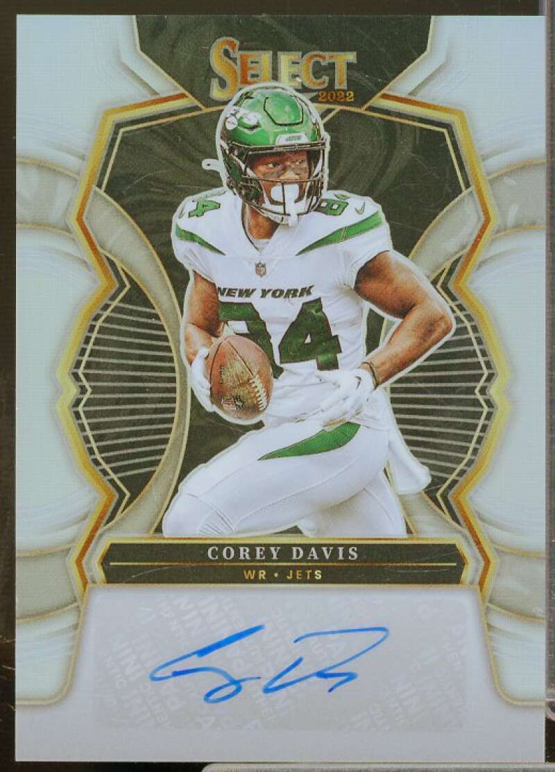 Corey Davis/99 Rookie Card 2022 Select Signatures Prizm #36  Image 1