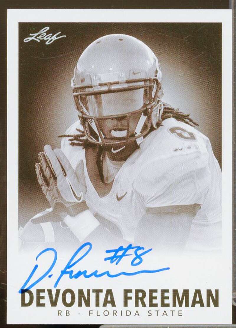 Devonta Freeman Rookie Card 2014 Leaf Originals '60 Autographs #DF2  Image 1