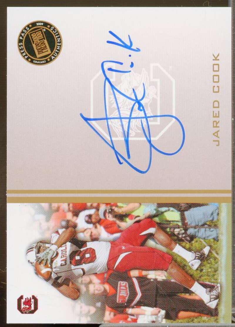 Jared Cook Rookie Card 2009 Press Pass Autographs Bronze #JC  Image 1