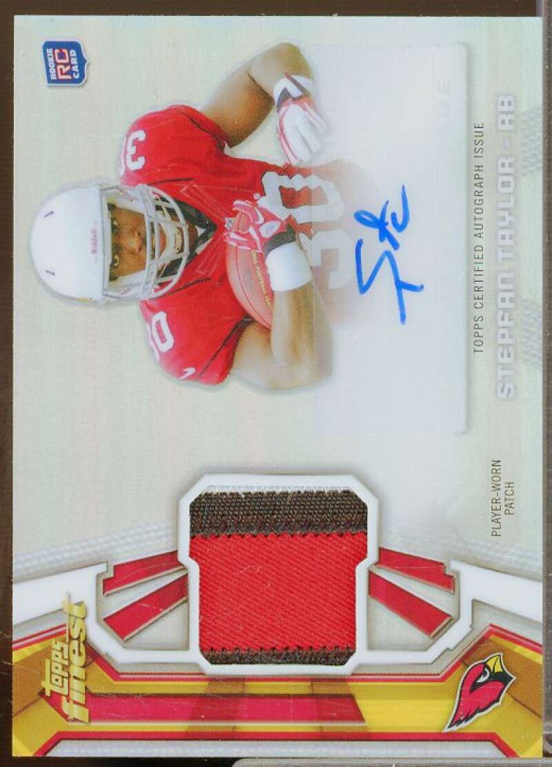 Stepfan Taylor Rookie 2013 Finest Jumbo Jersey Autographs Refractors #AJRST  Image 1