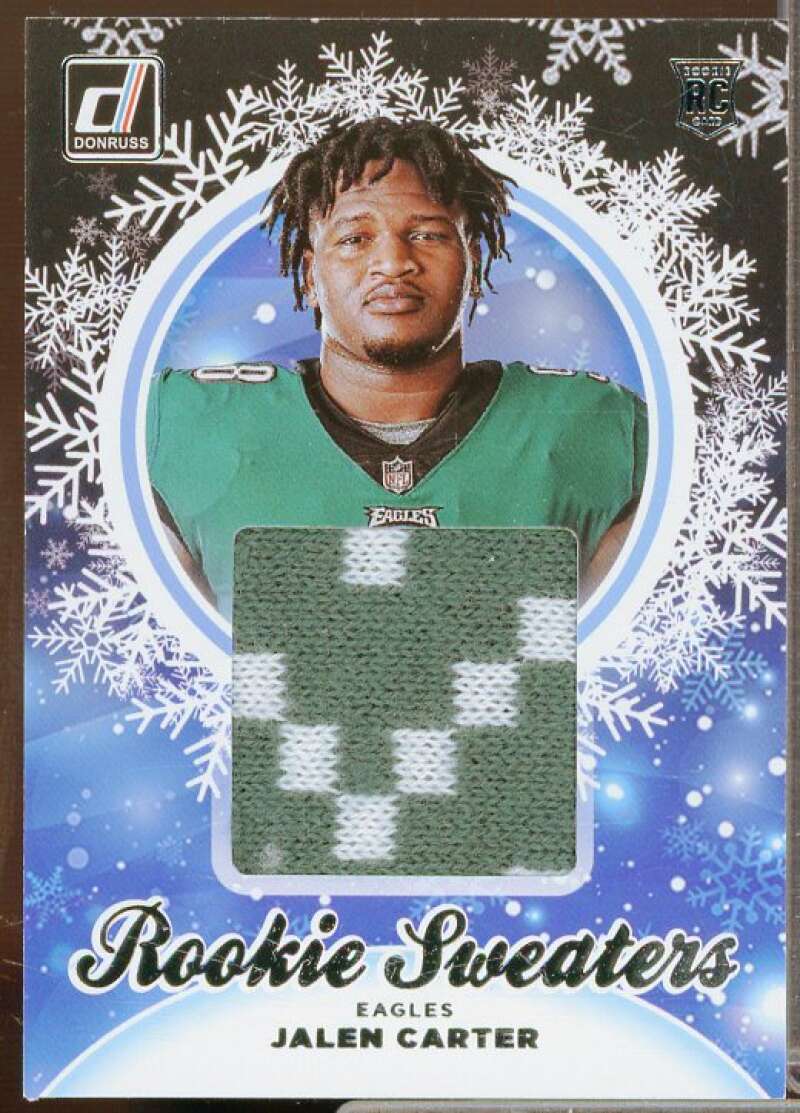 Jalen Carter Rookie Card 2023 Donruss Rookie Holiday Sweater #7  Image 1