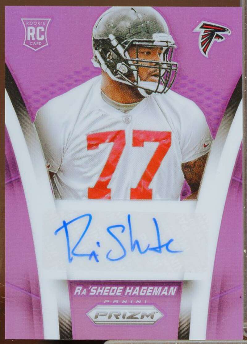 Ra'Shede Hageman/40 2014 Panini Prizm Rookie Autographs Prizms Purple #ARRH1  Image 1