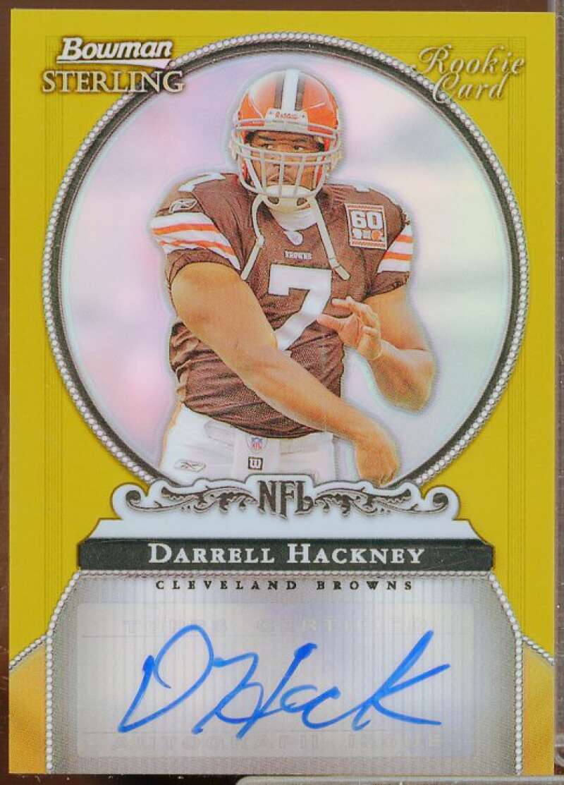 Darrell Hackney/500 Rookie 2006 Bowman Sterling Gold Rookie Autographs #DHA  Image 1