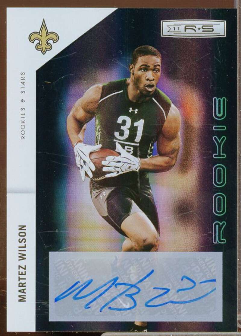 Martez Wilson/300 Rookie 2011 Rookies and Stars Rookie Autographs Holofoil #212  Image 1