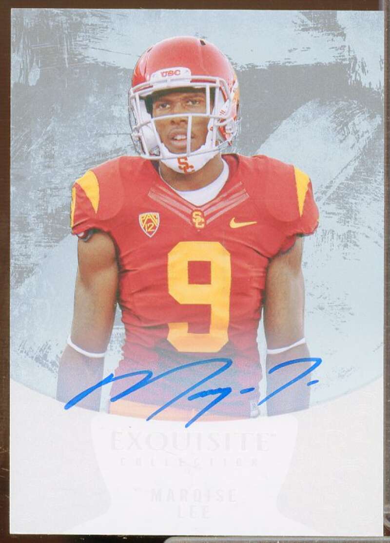 Marqise Lee Rookie 2014 Exquisite Collection White Spectrum Autographs #159  Image 1