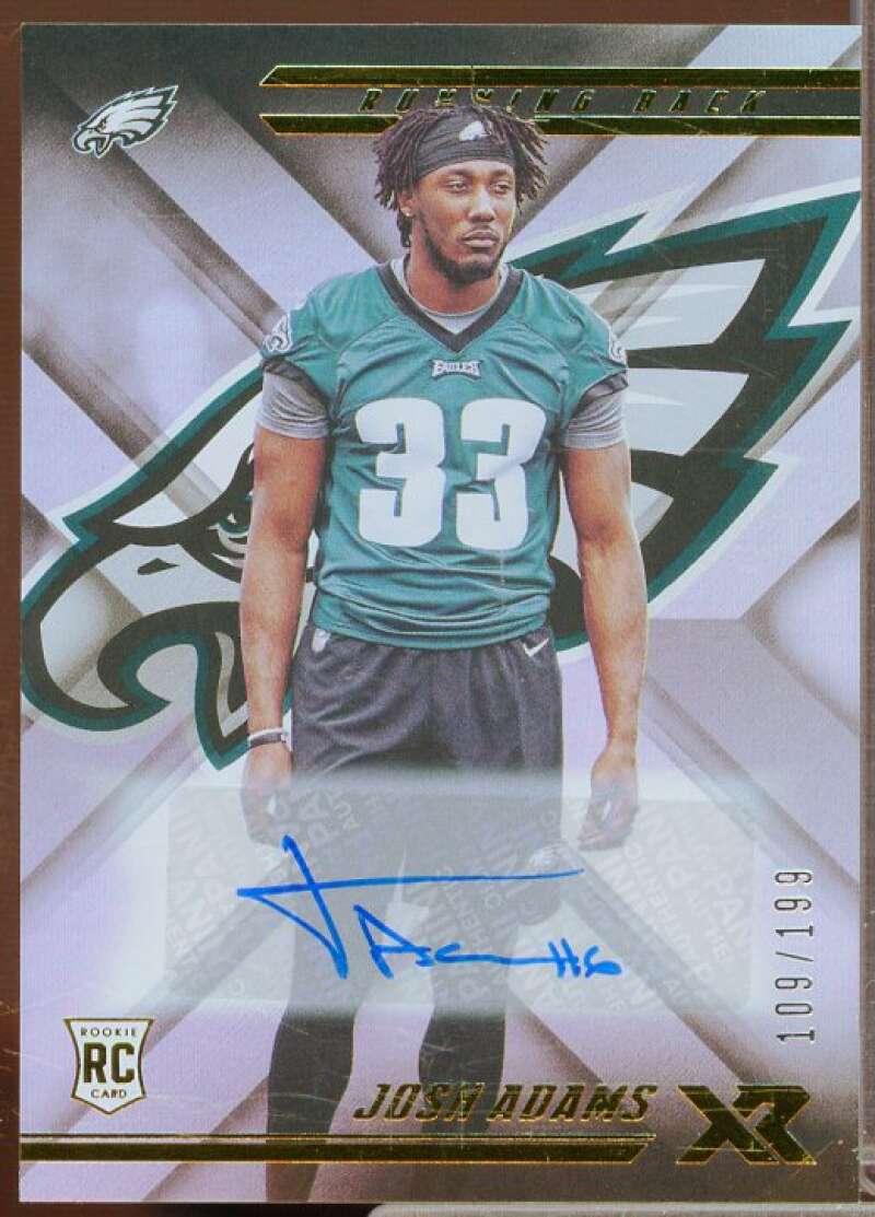 Josh Adams/199 Rookie Card 2018 Panini XR Autographs #154  Image 1