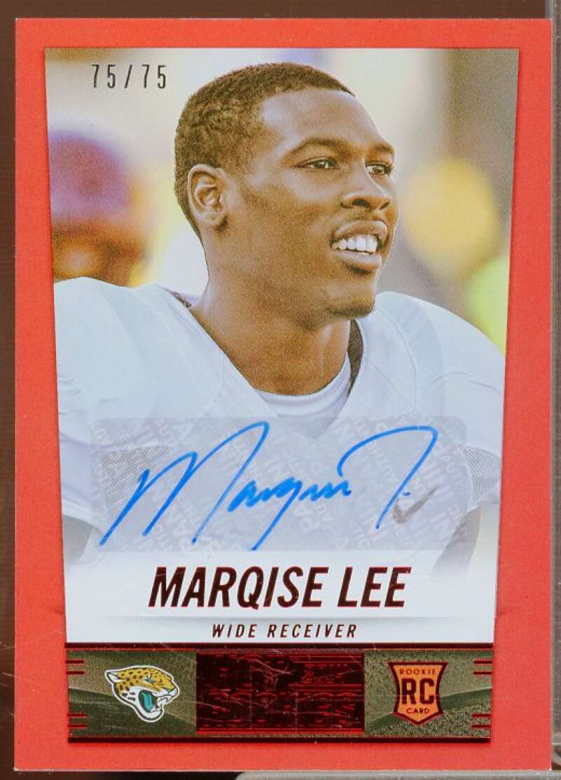 Marqise Lee/75 Rookie Card 2014 Panini Hot Rookies Hot Rookies Autographs #HRML  Image 1